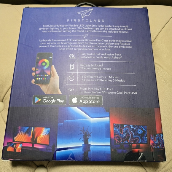 FIRST CLASS Sound Activated Flexible LED Light Strip Remote Multi Color - Picture 5 of 5